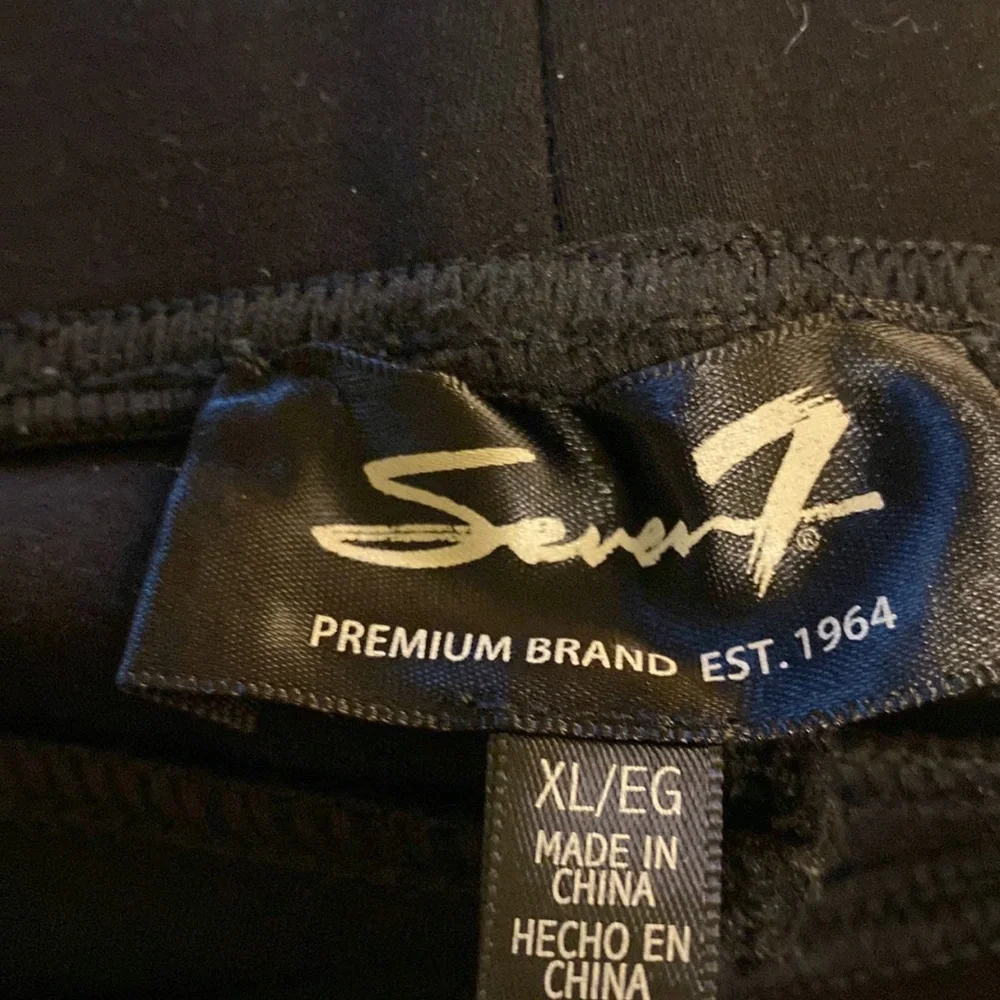 Seven Luxury Black Leggings Sz XL NWOT - Picture 5 of 8